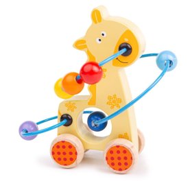 Bigjigs Baby Girafe Labyrinthe sur roulettes