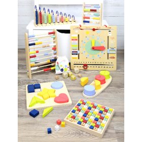 Small Foot Cubes de sudoku en bois colorés, Small foot by Legler