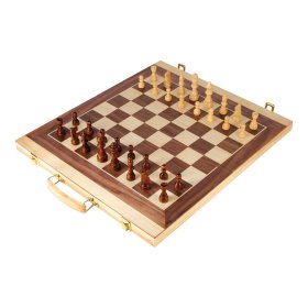 Small Foot Case pour échecs et backgammon, Small foot by Legler