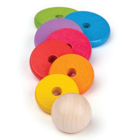 Figurine Bigjigs bébé arc-en-ciel, Bigjigs Toys