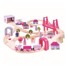 Bigjigs Rail Grand train de princesse en bois