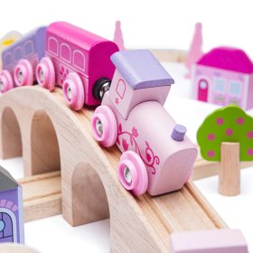 Bigjigs Rail Grand train de princesse en bois, Bigjigs Rail