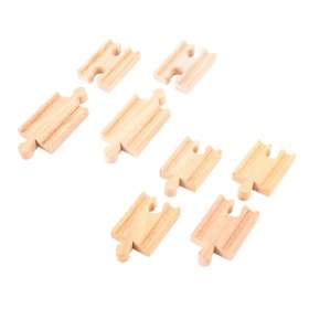 Bigjigs Rail Connecteurs de rail 7 cm 8 pcs, Bigjigs Rail