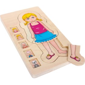 Puzzle d'anatomie en bois Small Foot, Small foot by Legler