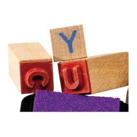 Tampons alphabet en bois Small Foot pour enfants, Small foot by Legler