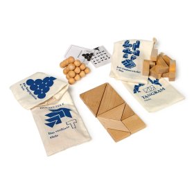 Small Foot Puzzles en bois, set de 4 pièces en sachets