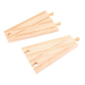 Bigjigs Rail Interrupteur droit 2 pcs, Bigjigs Rail