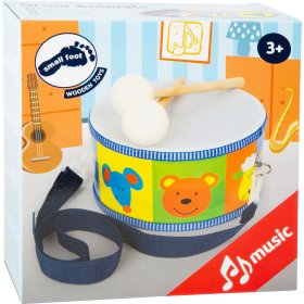 Small Foot Instruments de musique en bois pour enfants tambour animaux, Small foot by Legler