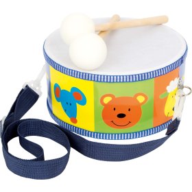 Small Foot Instruments de musique en bois pour enfants tambour animaux, Small foot by Legler