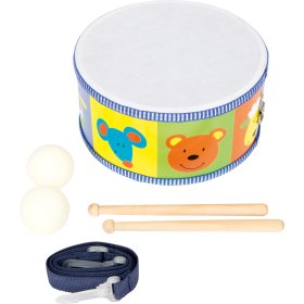 Small Foot Instruments de musique en bois pour enfants tambour animaux, small foot