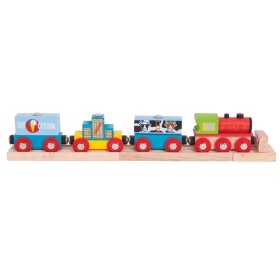 Train de fret Bigjigs Rail + 3 voies, Bigjigs Rail