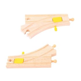 Bigjigs Rail Interrupteur de commutation 2 pièces, Bigjigs Rail