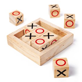 Bigjigs Toys Blocs de tic-tac-toe en bois, Bigjigs Toys