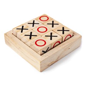 Bigjigs Toys Blocs de tic-tac-toe en bois, Bigjigs Toys