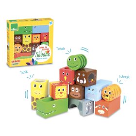 Cubes sonores en bois Vilac Savana, Vilac