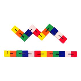 Bigjigs Toys Puzzle en bois serpent coloré 1 pc