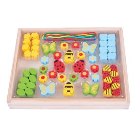 Bigjigs Toys String perles Prairie