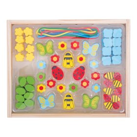 Bigjigs Toys String perles Prairie, Bigjigs Toys