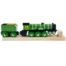 Bigjigs Rail Réplique en bois de la locomotive Flying Scotsman, Bigjigs Rail