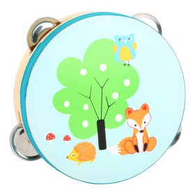 Small Foot Tambourin en bois avec anche, Small foot by Legler