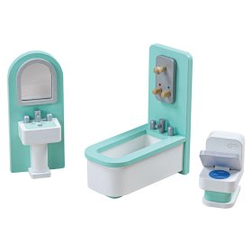 Tidlo Meuble de salle de bain en bois turquoise, Tidlo