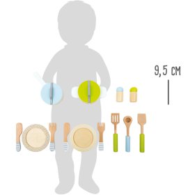 Ustensiles de cuisine en bois Small Foot Basic, Small foot by Legler