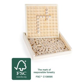 Jeu en bois Small Foot Créer avec des lettres, Small foot by Legler