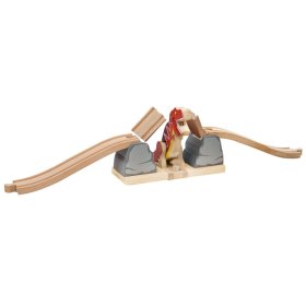 Pont ferroviaire Bigjigs avec T-Rex, Bigjigs Rail