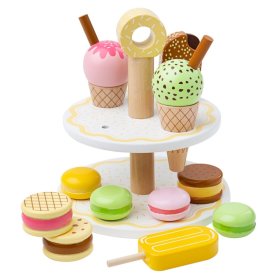 Bigjigs Toys Support en bois avec friandises, Bigjigs Toys