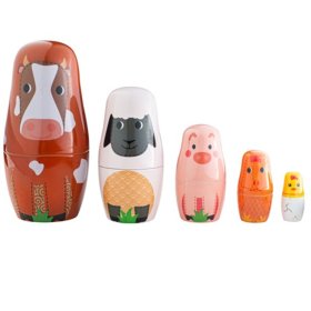 Tidlo Matryoshka animal de ferme