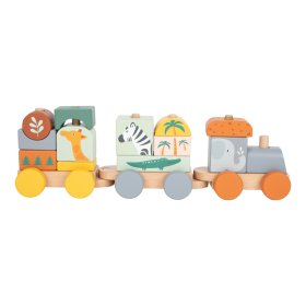 Train de safari en bois Small Foot, Small foot by Legler