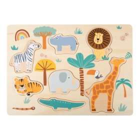 Puzzle en bois Small Foot Insert Safari, small foot