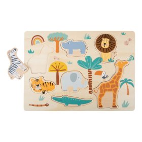 Small Foot Insert puzzle en bois Safari, Small foot by Legler