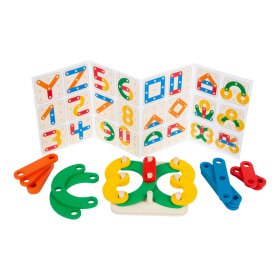 Small Foot Puzzle jeu Lettres et chiffres, small foot