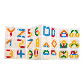 Small Foot Puzzle jeu Lettres et chiffres, Small foot by Legler