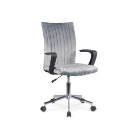 Fauteuil étudiant pivotant DORAL - gris, Halmar