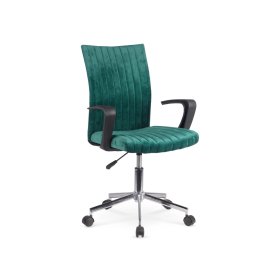 Fauteuil étudiant pivotant DORAL - vert, Halmar