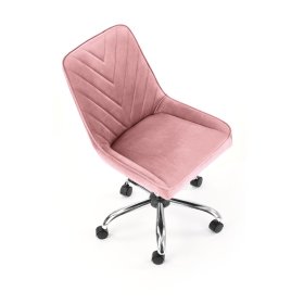 Chaise étudiante pivotante RICO - rose, Halmar