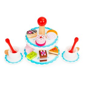 Service à dessert - gâteaux en bois, EcoToys