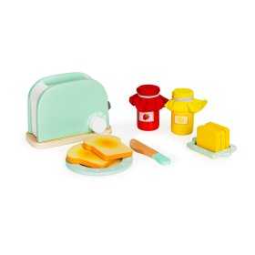 Grille-pain en bois avec accessoires, EcoToys
