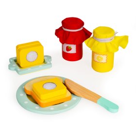 Grille-pain en bois avec accessoires, EcoToys