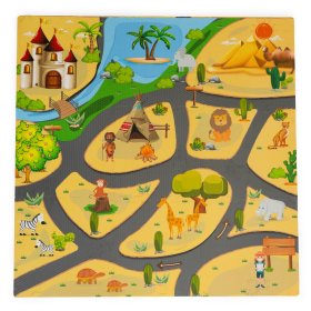 Tapis de jeu pour enfants Safari, EcoToys
