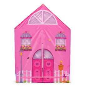 Tente pour enfants avec tunnel - maison rose, IPLAY
