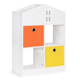 Bibliothèque avec organisateurs - petite maison, EcoToys