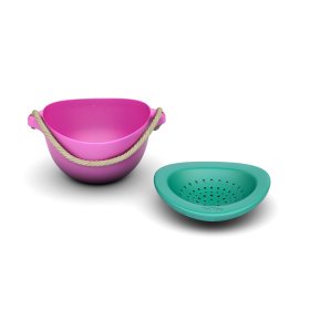 Seau avec passoire Turquoise, Ourbaby