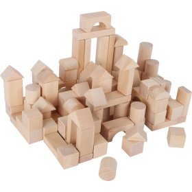 Cubes en bois Small Foot Natural 100 pcs, small foot