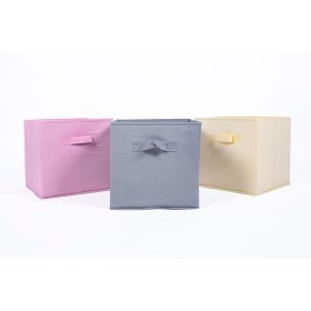 Boîte de Rangement pour Jouets pour Enfants - Jaune Pastel, FUJIAN GODEA