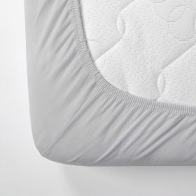Drap de lit en coton 200x180 cm - gris, Frotti