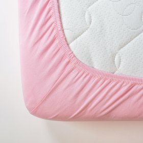 Drap de lit en coton 160x80 cm - rose