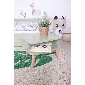 Table de chevet NELL - vert pastel